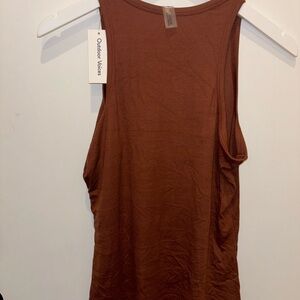 Outdoor voices high neck racer back tank